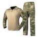 Outdoor Training Tactical G3 Combat Long Sleeve Frog Camouflage Suit Set Men Wear-resistant_voghion.com