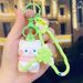 Cartoon Creative Spring Outing Cute Exquisite Kitten PV Soft Rubber Keychain Backpack Pendant Ornament Gift_voghion.com