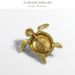 Fashionable creative turtle animal personalized versatile, diamond studded and oil dripping chest badge brooch,_voghion.com