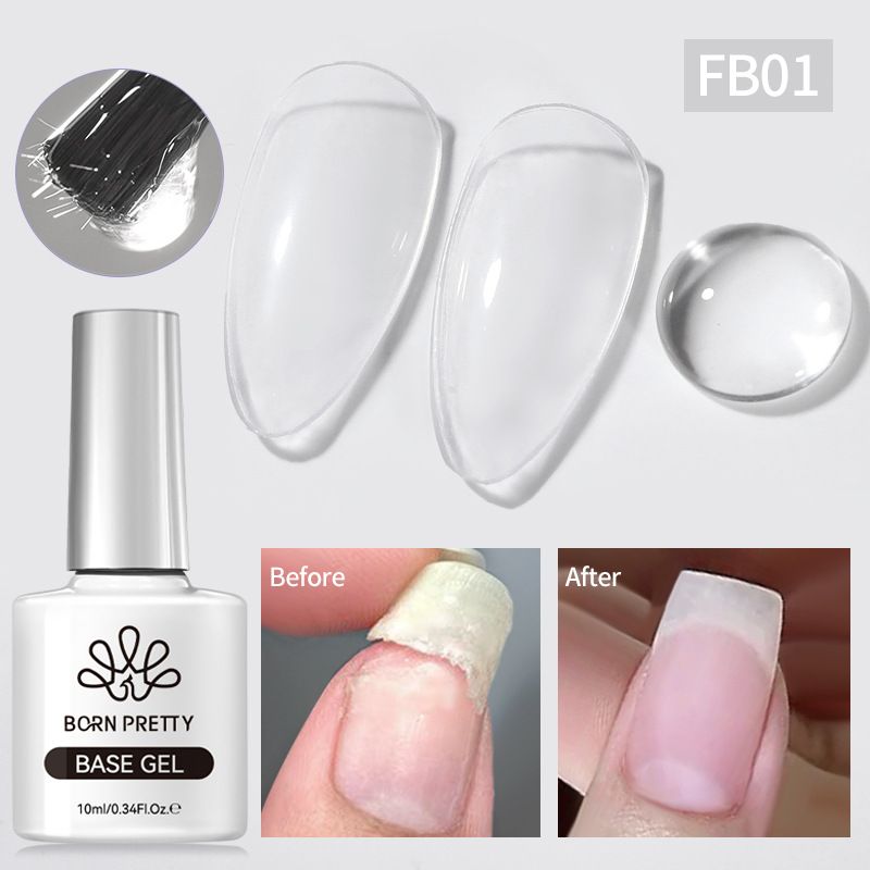 Nail Glue Nail Fiber Rubber Base Glue Reinforcement Glue Nail Care Free Wash Rubber Base Glue Functional Glue_voghion.com