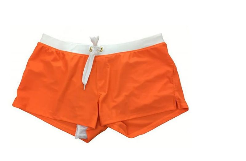 Men's flat angle swim fashionable back pocket design, breathable beach pants, shorts_voghion.com
