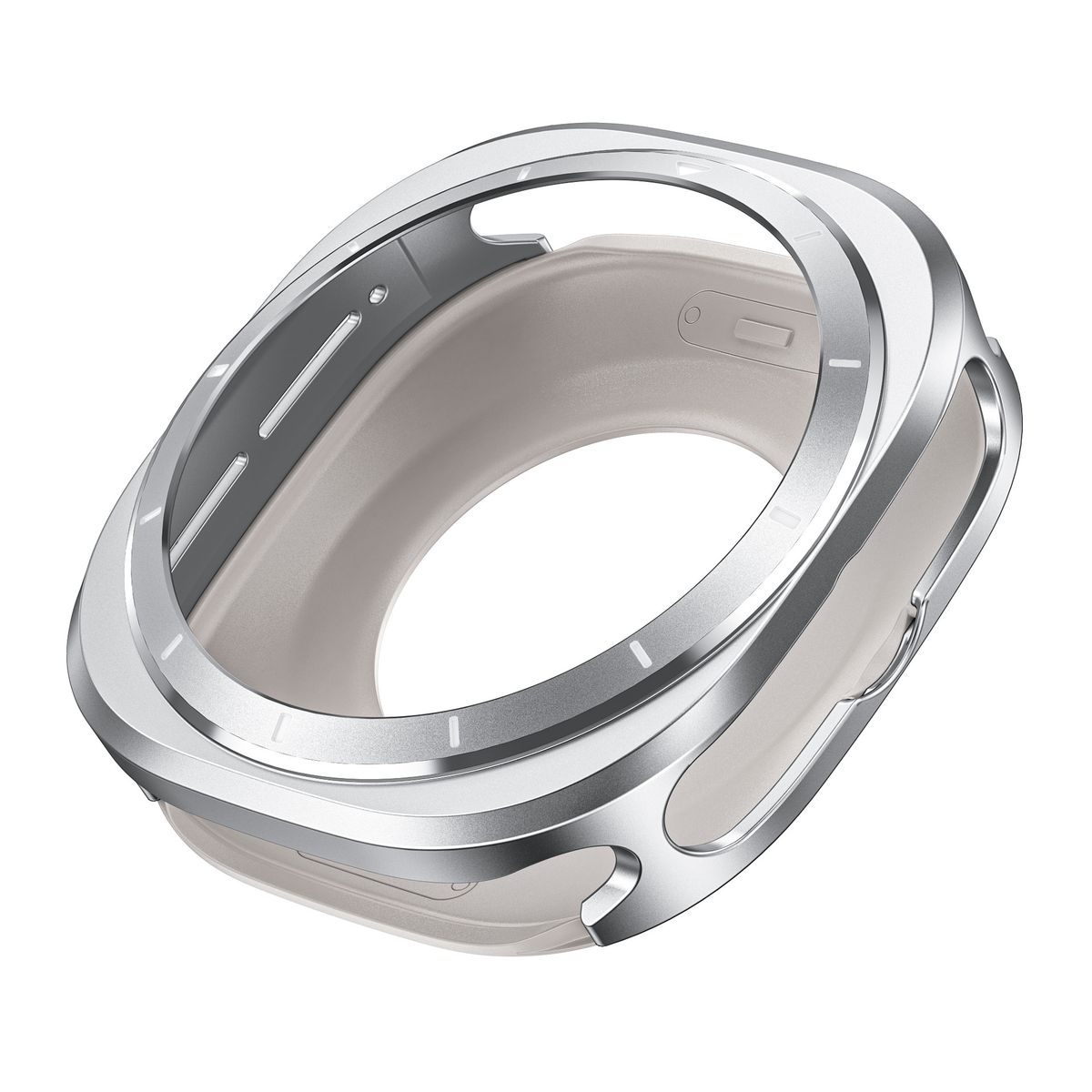 Metalinis 47 mm dėklas, tinkantis „Samsung Galaxy Watch 7 Ultra“ apsauginiam dėklui_voghion.com