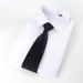 8CM wide men's formal attire, business and office staff, zippered tie, easy to pull for security work, lazy tie_voghion.com