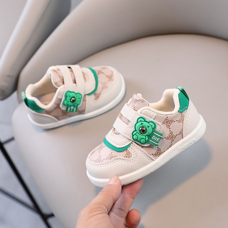 Mother&Kids Babyskor Babyskor med mjuk sulor Lätt sportskor för flickor tecknade fritidsskor_voghion.com