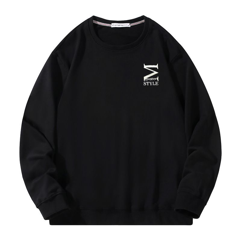 Herenkleding Plus Size Ronde Hals Plus Fat Plus Size T-shirt Basis Lente En Herfst Nieuwe Dikke Man Trend Losse Top Met Lange Mouwen_voghion.com