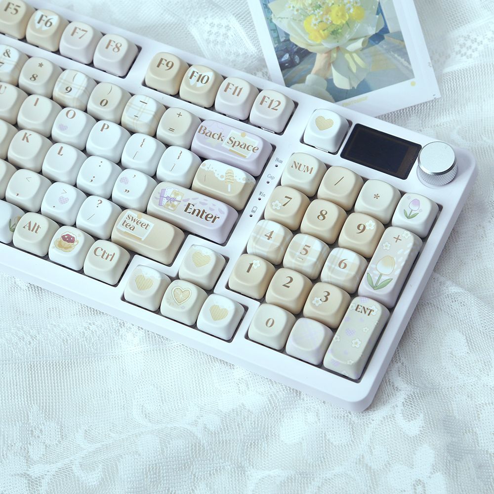 C98pro Three-Model Nical Keyboard Hot Plug Wireless Bluetooth Mahjong Sound Mute Customized With Screen_voghion.com