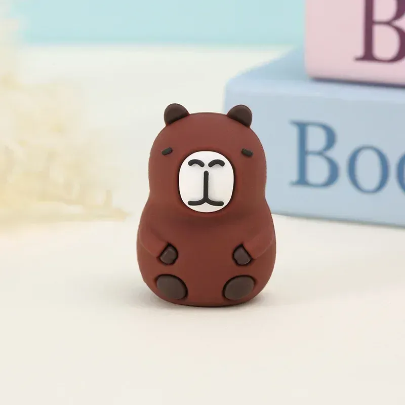 Capybara Pencil Sharpener - Creative Animal Design Student Stationery Gift Novelty Ergonomic Desk Accessory_voghion.com