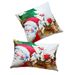 Housse de coussin de canapé pour la maison, taie d'oreiller imprimée en lin épais et crypté avec motif Père Noël et élan_voghion.com