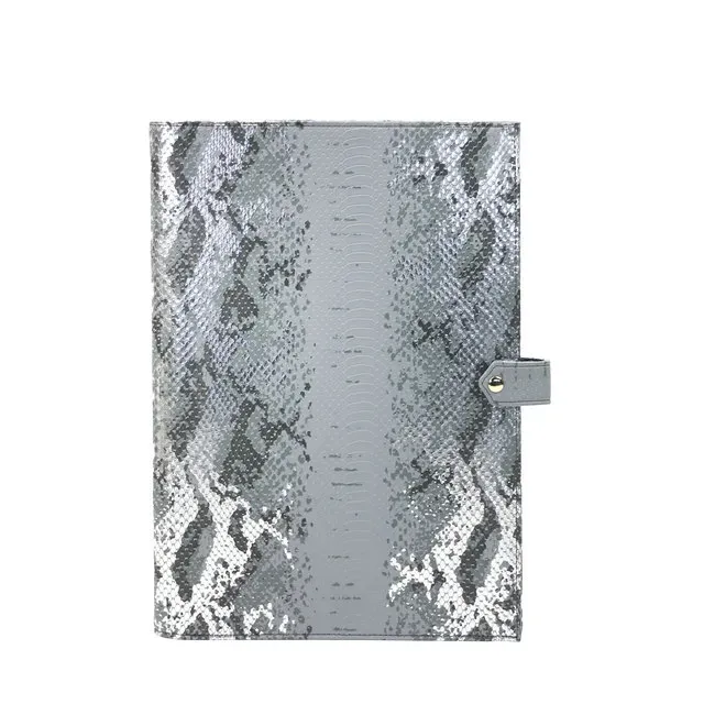 Blocco note con lettere monogrammate, borsa portadocumenti con motivo ricamato, formato A4, cartella portadocumenti di alta qualità per iPad_voghion.com