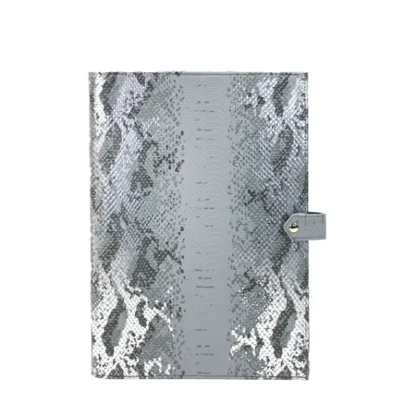 Blocco note con lettere monogrammate, borsa portadocumenti con motivo ricamato, formato A4, cartella portadocumenti di alta qualità per iPad_voghion.com