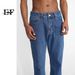 EF JEANS | 2023 Neuheit, Gerade Vielseitige Einfarbige Jeans, Für Damen Und Herren Gleich, Nicht Elastisch, Leicht Gezogen Dunkelblau_voghion.com