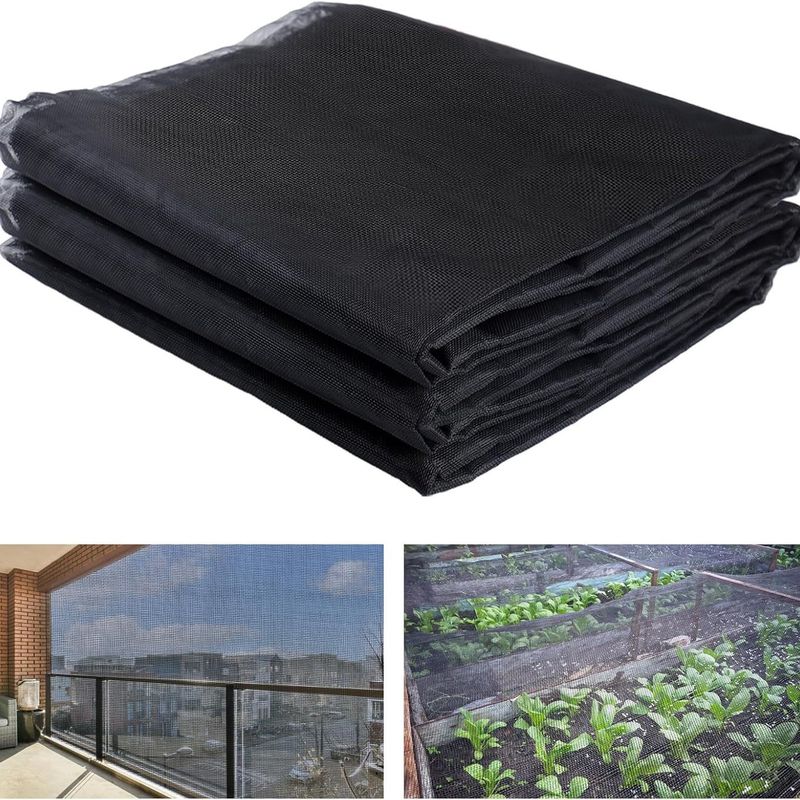 Zwart insectenwerend net, vogelwerend net, insectenwerend net voor boomgaarden, vlokkenbloemennet voor tuinbouwplanten, fruitbomen en groenten in de landbouw_voghion.com