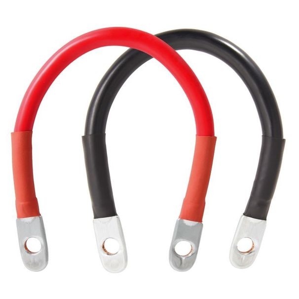 Battery Inverter Cable Set(1 Positive & 1 Negtive) With 3/8" M10 Lug For Auto_voghion.com