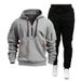 Men's Activewear Spring And Autumn Sports Hoodie Suit Men Zipper Hoodie Suit Hoodie Two-piece Trouser Suit_voghion.com