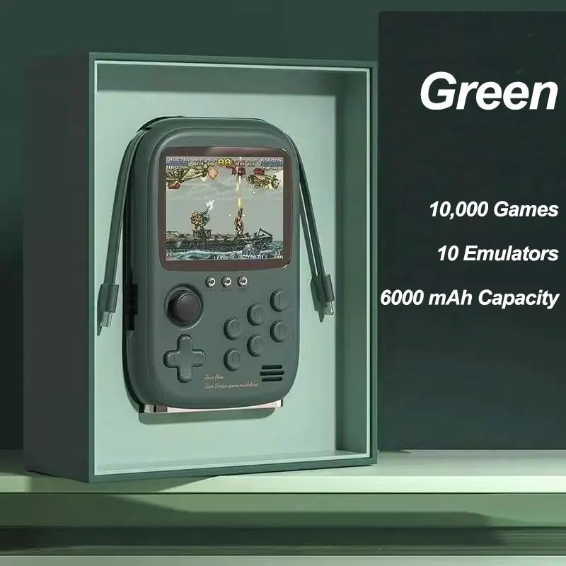 Handheld Portable Game Console Power Bank 2-in-1 10000 Class_voghion.com