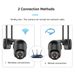 All Black 3.0million Xiongmai Smart Surveillance A8 Camera Outdoor HD Network Mobile Remote WiFi Wireless_voghion.com
