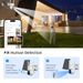 4MP Solar Outdoor Security Camera, Color Night Vision, 2.4G WiFi, Motion Detection, SD/cloud Storage Support_voghion.com