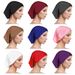 New Turban Hat High Quality Milk Silk Elastic Versatile Base Hat African Multi Color Hair Set One Piece Delivery_voghion.com
