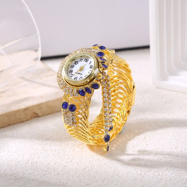 Nuovo orologio al quarzo con bracciale a nappa da donna, con diamanti, stile trendy e di alta gamma_voghion.com