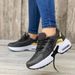 2023Ladies Sneakers Lace Up Wedge Heel Vulcanized Thick Sole Air Cushion Casual Large Size Women's Shoes_voghion.com