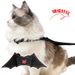 Nuove ali di pipistrello per animali domestici, graziosi accessori per costumi di Halloween per gatti, vestiti divertenti trasformabili_voghion.com