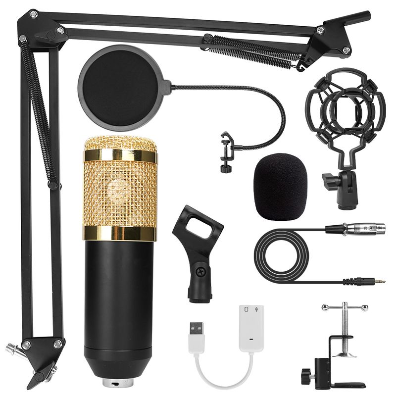 microfoon bm 800 studiomicrofoon Professionele microfoon bm800 condensator geluidsopnamemicrofoon Voor computer_voghion.com