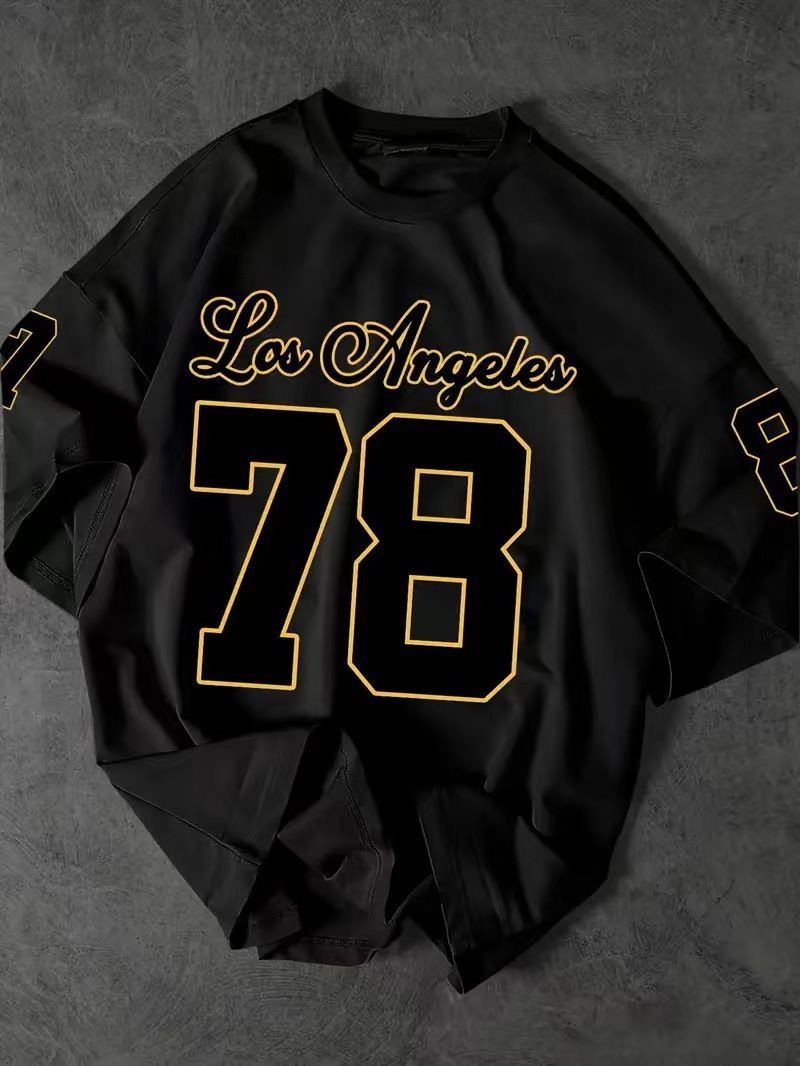 Maglietta da uomo a maniche corte con stampa digitale 3D, taglia 78, traspirante, antisudore, ampia, con scollo rotondo_voghion.com