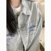 2025 American Spring Autumn New Denim Jacket Women, Niche Loose And Versatile Shirt Top, Suitable For Small People To_voghion.com