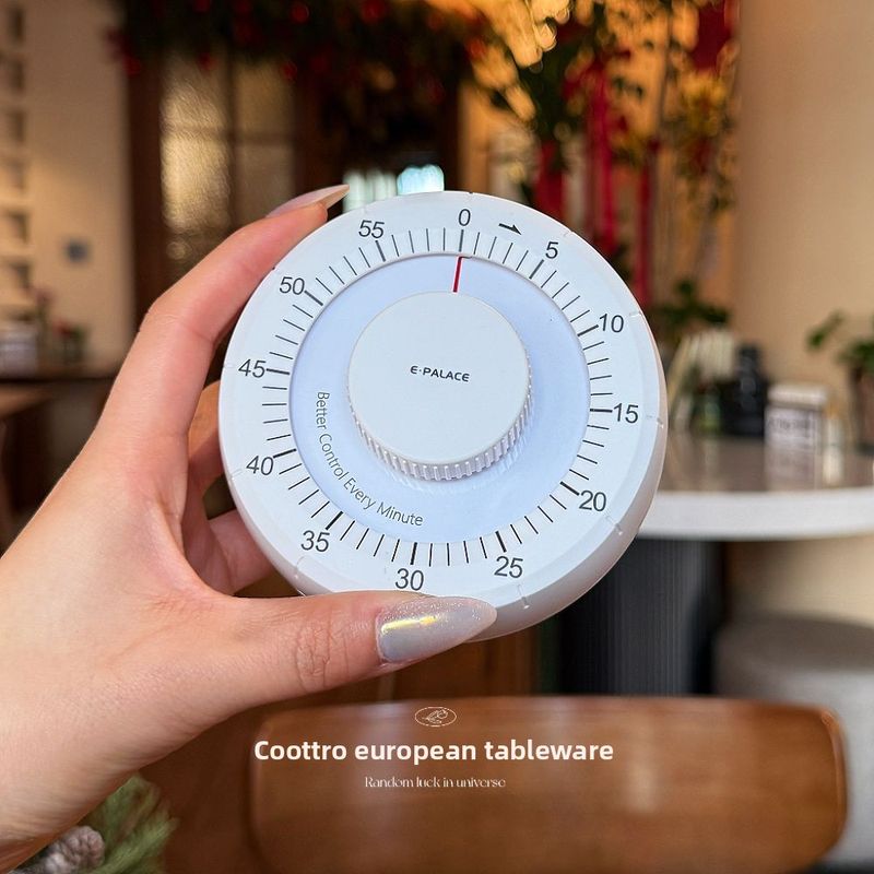Japanese Style Mechanical Countdown Magnetic Suction Tim Cooking Alarm Clock Kitchen Time Management Tool Study_voghion.com