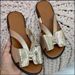Women's Shoes Large Size Spring And Summer Breathable Women's Casual Sandals Flat Bottom Bow Large Size Slippers_voghion.com