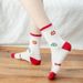 Frühling Neue Nette Blume Gekämmte Baumwolle Medium Rohr frauen Socken Süße Mädchen Socken Mode Gestreiften frauen Socken_voghion.com