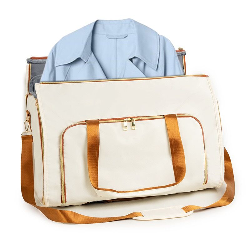 Wodoodporna torba Oxford na ubrania – składana torba na garnitur z paskiem na ramię i haczykiem do zawieszania_voghion.com