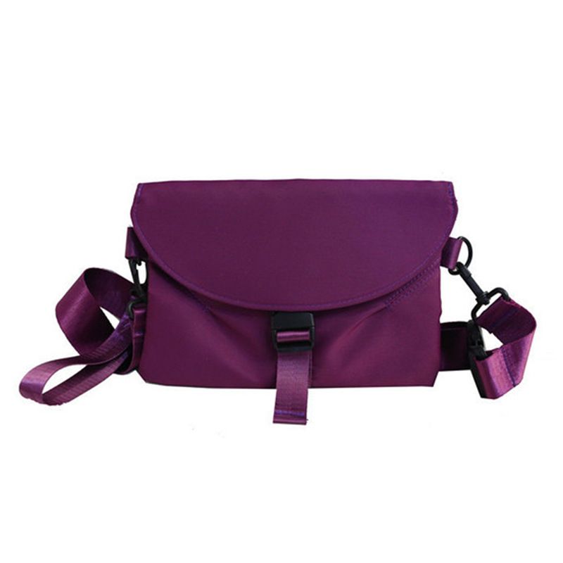 Unisex purpose bag Japanese street shoulder bag men's nylon casual small chest bag waist bag couple clutch bag women_voghion.com