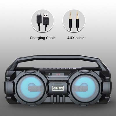 Portable Bluetooth Speakers Powerful Column Home Theater Bass With Mic FM Radio TF Music Center System Wireless Stereo Subwoofer_voghion.com