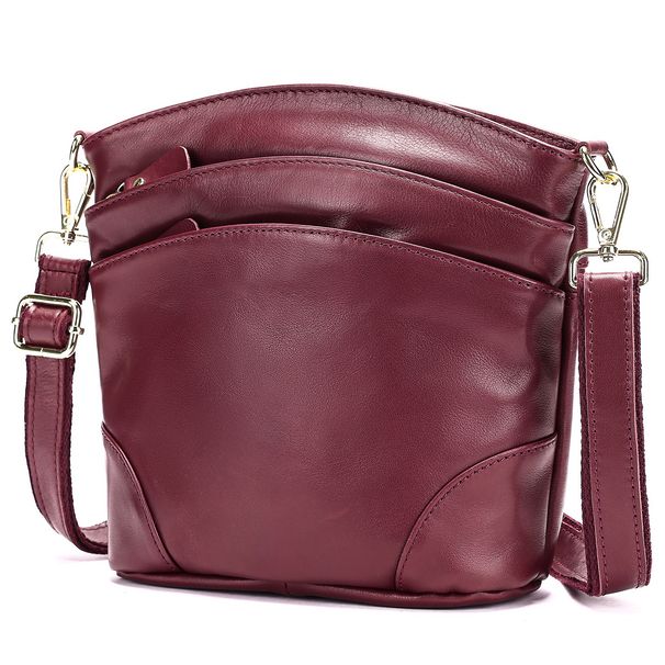 Borsa a tracolla da donna, in tessuto di pelle bovina con strato superiore, borsa a tracolla casual per mamme di mezza età, multiscomparto, 14 colori tra cui scegliere._voghion.com