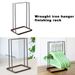 Jern Kleshenger Holder Plassbesparende Henger Ledsager Stativ Voksen Barn Henger Stativ Henger Organizer For hjemmevask_voghion.com