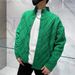 Men's Clothing Autumn and winter new niche high end diamond check style knitted jacket men's lazy style cardigan sweater_voghion.com