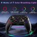 Controller di gioco RGB wireless | Design ergonomico, batteria da 1200 mAh, supporto per PC/Android TV | Feedback di luce RGB e vibrazione per giocatori competitivi_voghion.com