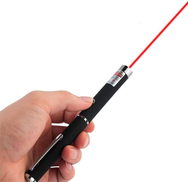 Pointeur laser pour chat, télécommande de présentation laser rouge pour enseignement interactif en salle de classe (rouge, sans pile, 1 paquet)_voghion.com