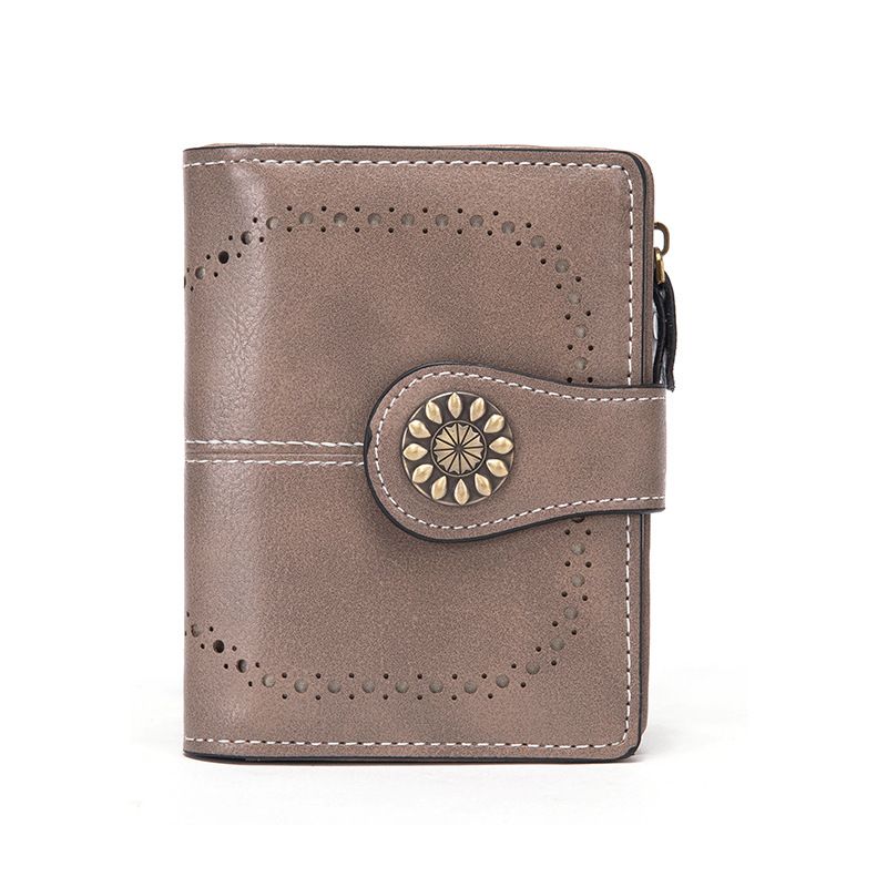 Women's Wallet Female Short Student Korean Multifunctional Mini Coin Purse Driver's License Wallet birthday gift_voghion.com