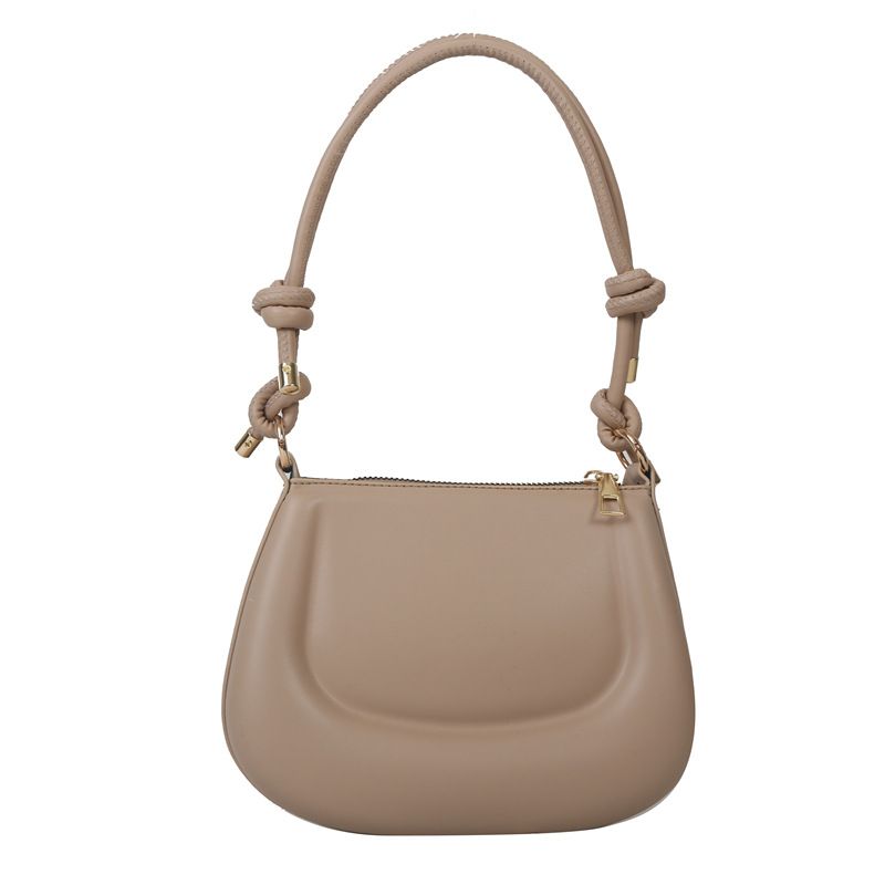 Crossbody 2024 Neue PU Beliebte Mode Einfarbig Temperament Unterarm Modische Eine Schulter Tasche Winter frauen_voghion.com