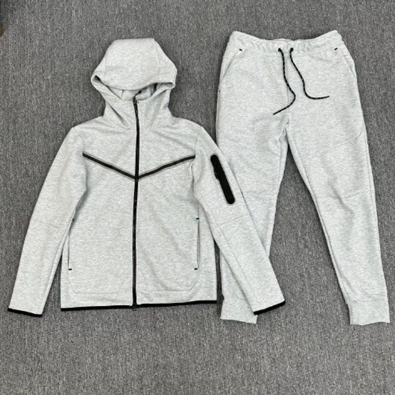 Men's Sport Set Hooded Zipper Shirt Set For Men Spring And Autumn New Sportswear Casual Jacket Pant Suit_voghion.com