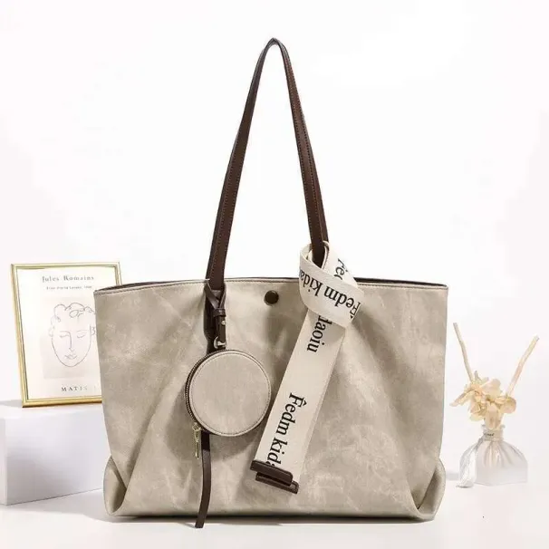 Designer 2025 – Für den Weg zur Arbeit im Büro mit modischer Textur, großer Kapazität, Tragetasche für eine Schulter und unter dem Arm_voghion.com