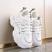 Women's Shoes Height Enhancing Dad Shoes Autumn And Winter New All Match Small Size Thick Soled Breathable Casual Sports White Shoes_voghion.com