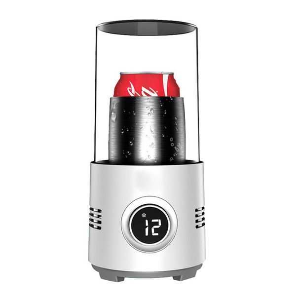 2 i 1 snabbkylande koppvärmare kopp bärbar elektrisk kylare burkar dryck kaffe mjölkvärmare dryckeshållare varmare mugg kylare kopp_voghion.com