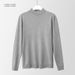 Men's Clothing Half Turtleneck Sweater Men's Autumn Winter Semi-Turtleneck Sweater Slim Fit Knitted Pullover Casual Warm Long Sleeve Top_voghion.com