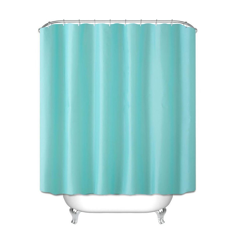 Tenda da doccia impermeabile a forma di L – Moderna tenda da doccia in poliestere tinta unita, divisorio per bagno senza fori (180x180 cm/90x180 cm)_voghion.com