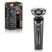 Rasoio elettrico RAF - Rasoio portatile da uomo con tre testine ricaricabili e display digitale galleggiante_voghion.com