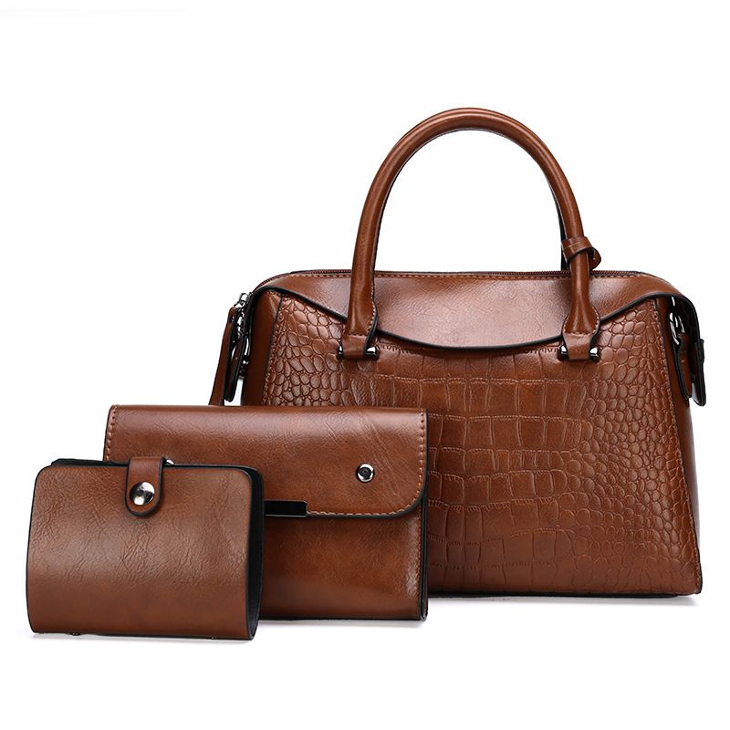 Damentaschen Neue Retro Damentaschen Mode Mutter und Kind Handtaschen Krokodilmuster Handtaschen Schultertaschen_voghion.com