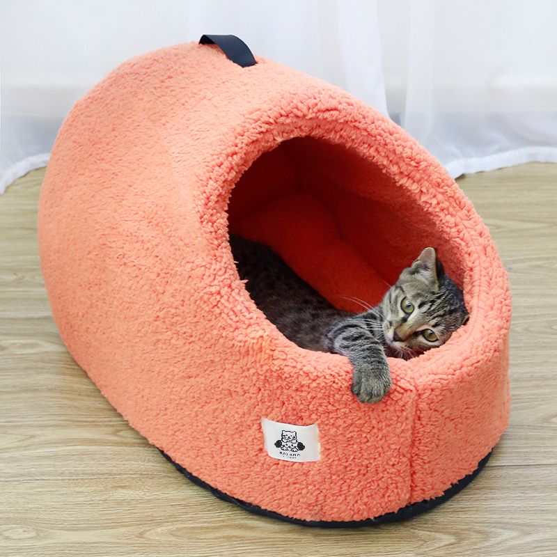 Papuci noi pentru pisici, semi-închiși, căsuțe universale pentru câini pentru tot sezonul, covoraș pentru animale de companie_voghion.com